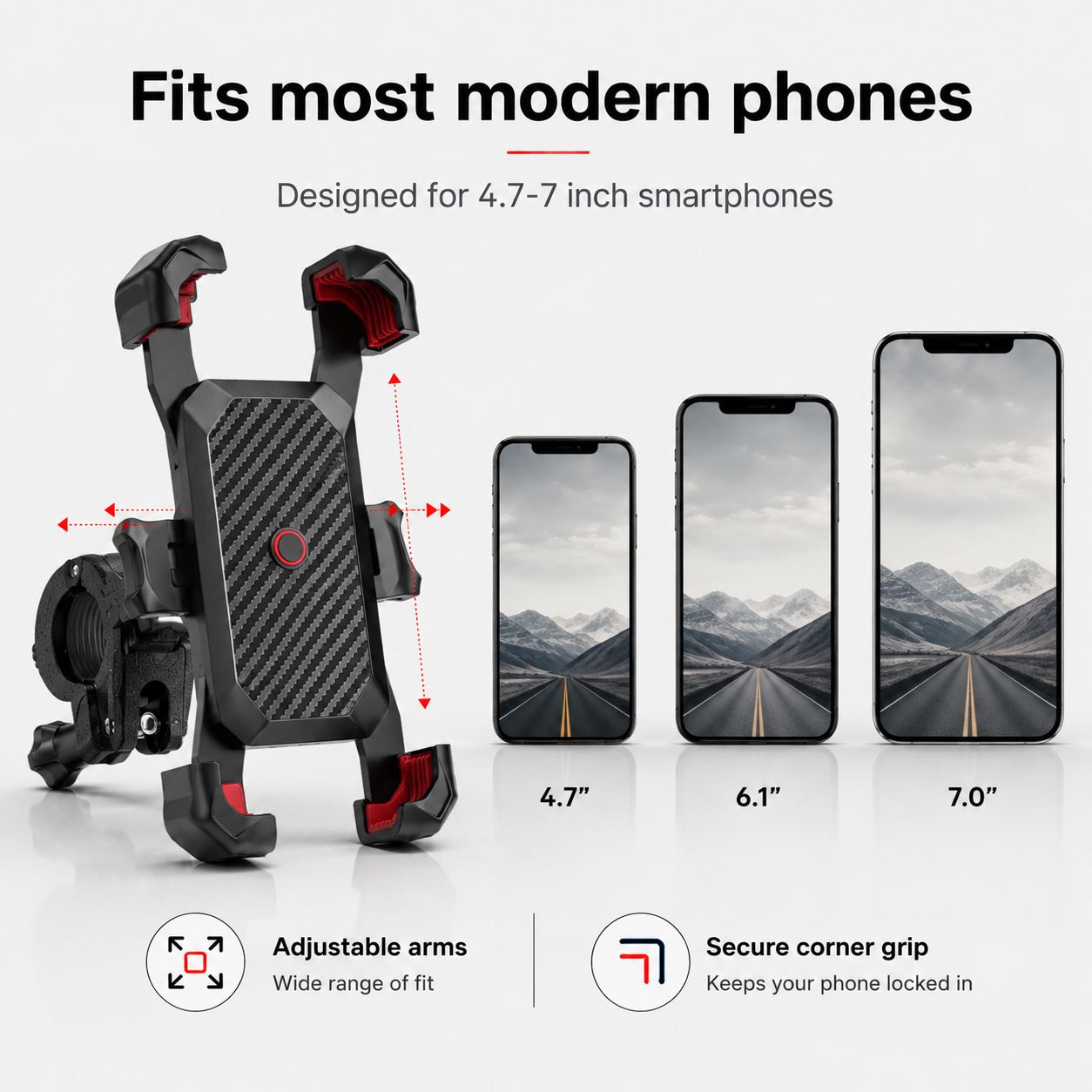 Quell Moto Phone Mount
